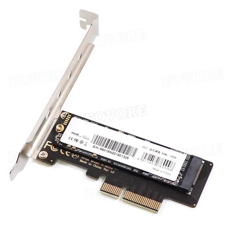 NVME Pro Adapter M.2 NVME Pro SSD su PCIe adapterio kortele PCIe kortelės, skirtos PC kortelei Pci Express M2 adapteris su šilumos šalintuvu
