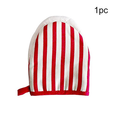 1vnt karščiui atsparios orkaitės pirštinės nuo nuplikimo Virtuvė Mikrobangų krosnelė Kepimas Ant grotelių Juostelė taškinė lininė medvilnė pirštinės padėklo indų dubens laikiklis