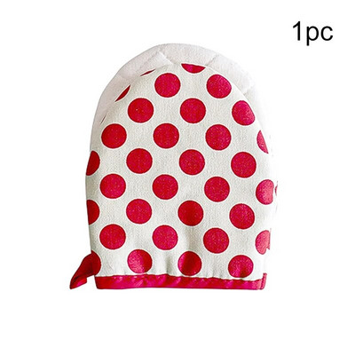 1vnt karščiui atsparios orkaitės pirštinės nuo nuplikimo Virtuvė Mikrobangų krosnelė Kepimas Ant grotelių Juostelė taškinė lininė medvilnė pirštinės padėklo indų dubens laikiklis