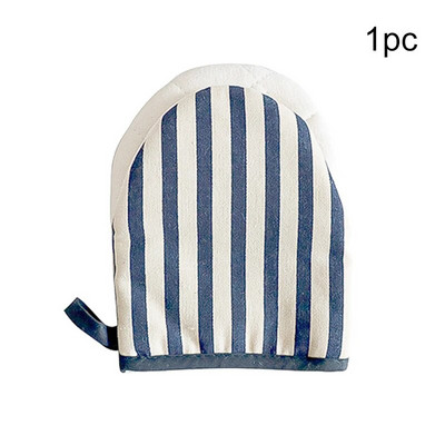 1vnt karščiui atsparios orkaitės pirštinės nuo nuplikimo Virtuvė Mikrobangų krosnelė Kepimas Ant grotelių Juostelė taškinė lininė medvilnė pirštinės padėklo indų dubens laikiklis