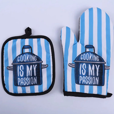 Mikrobangų krosnelės pirštinės 2 vnt Orkaitės pirštinės, karščiui atsparios puodo laikiklio pagalvėlės, apsauginės orkaitės pirštinės, virtuvės buitinės pirštinės