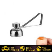 Nerūdijančio plieno kiaušinių atidarytuvas Virtų kiaušinių lukštų daužiklis Metalinis kiaušinių lukštų atidarytuvas kreminio pudingo gaminimui virtuvės kepimo reikmenys