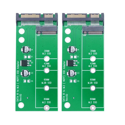 M.2 SSD adapteris M2 SATA adapteris stovas M.2 į SATA adapteris M.2 NGFF keitiklis SATA3.0 6G kortelė B 2230-2280 M.2 SATA SSD raktas