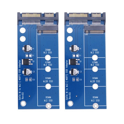 M.2 SSD adapteris M2 SATA adapteris stovas M.2 į SATA adapteris M.2 NGFF keitiklis SATA3.0 6G kortelė B 2230-2280 M.2 SATA SSD raktas