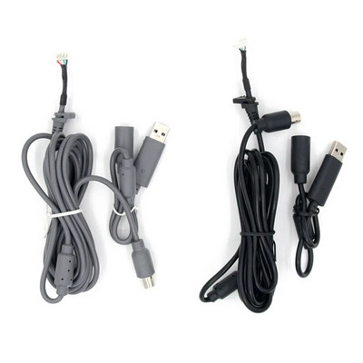 Aukštos kokybės USB 4 kontaktas, skirtas kabeliui Laido kabelis + „Breakaway“ adapterio keitimas „Xbox-360“ laidinio valdiklio priedams