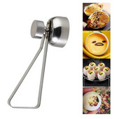 Nerūdijančio plieno kiaušinių lukštų atidarytuvas su dviem galvutėmis metalinis virtas kiaušinis Kūrybiniai įtaisai Virtuvės gaminimo įrankis Virtuvės priedai