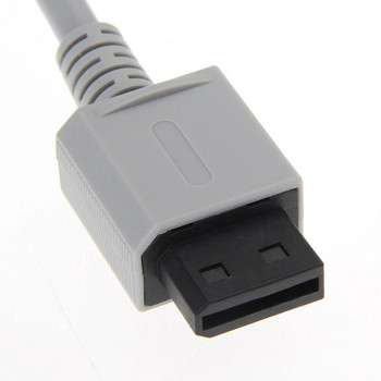 Оригинален 1080P компонентен кабел HDTV Аудио Видео AV 5RCA кабел Поддържа 1080i / 720p HDTV система за Nintendo Wii Кабел за игри Сив