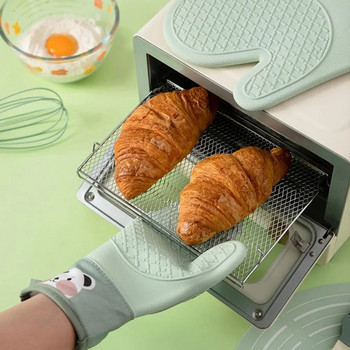 1 τμχ μονωτικά γάντια ανάρτηση Ανθεκτικά στη θερμότητα κατά του εγκαυμάτων Γάντια ψησίματος φούρνου για αρτοποιείο