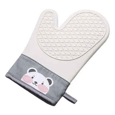 1vnt izoliacinės pirštinės, pakabos, karščiui atsparios, nenudeginančios orkaitės kepimo karšto puodo pirštinės kepykloms