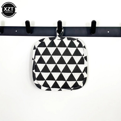 Šiaurės šalių medvilninis izoliacinis padėklas, sutirštintas medvilninis pledas, mikrobangų krosnelės izoliacinis padėklas virtuvės nuo karščio padėkliukas Creative Bowl kilimėlis