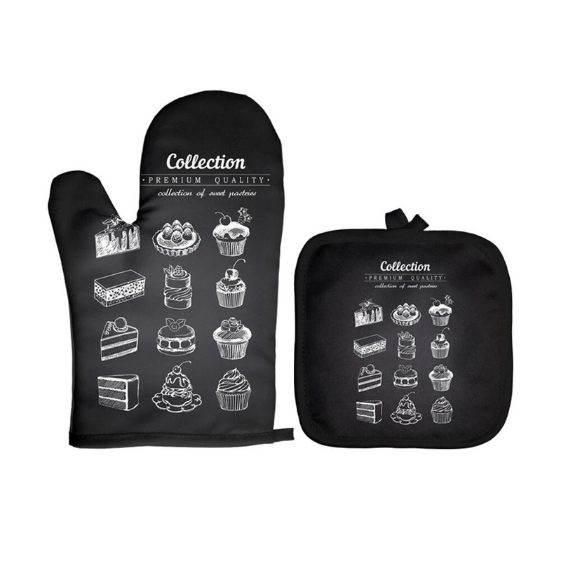 Γάντια μικροκυμάτων Μόνωση για τούρτα Γάντια ψησίματος και ματ πολυεστερικό γάντι φούρνου πίτσας για μαγείρεμα Αξεσουάρ εργαλείων κουζίνας Κατσαρόλες