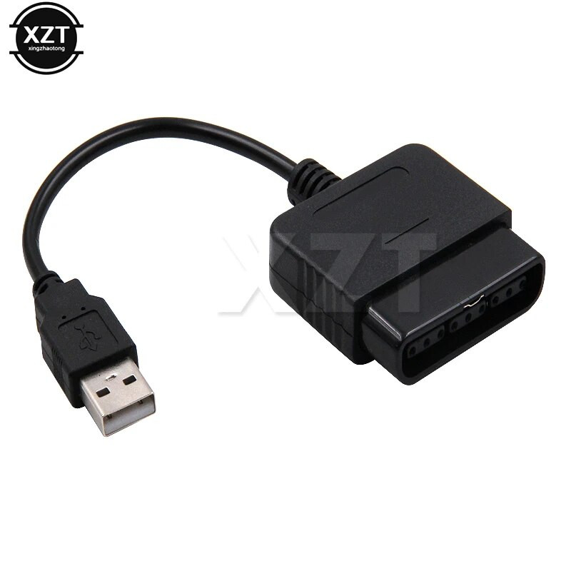 NAUJAS USB adapterio keitiklio laidas žaidimų valdikliui, skirtas Sony PS2 į PS3 PlayStation Joypad GamePad PC vaizdo žaidimų priedai