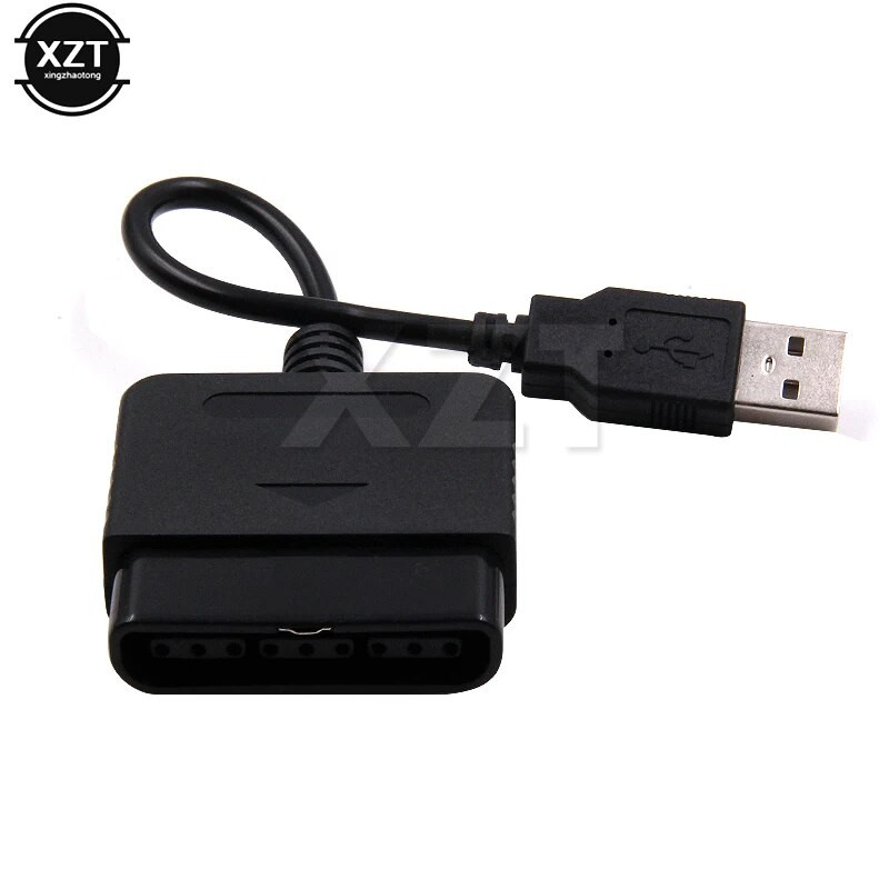 NAUJAS USB adapterio keitiklio laidas žaidimų valdikliui, skirtas Sony PS2 į PS3 PlayStation Joypad GamePad PC vaizdo žaidimų priedai
