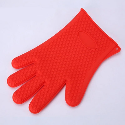 Karščiui atsparios silikoninės pirštinės kepimui ant grotelių keptuvės krosnyje puodo laikiklis pirštinė virtuvė karšta paieška virtuvės priedai Kepimo įrankis