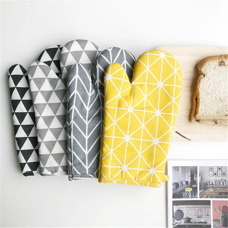 Virtuvinės sutirštintos šilumą izoliuojančios pirštinės Mikrobangų krosnelė Specialios buitinės pirštinės nuo nuplikimo Aukštos temperatūros kepimo įrankiai 1vnt