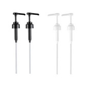 2 vnt sirupo pompos dozatoriaus pakaitinis padažas slėgio purkštukas buteliuko siurblys 5 litrų talpyklos kavos virtuvės prieskonių skysčiui