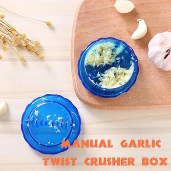 Εγχειρίδιο Garlic Grater Garlic Twist Crusher Box Kitchen Tools Press Garlic Grinder Crusher Kitchen Gadget Dropshipping