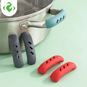 2 vnt. Silikoninė šilumą izoliuojanti orkaitės pirštinė, užkepėlė ausų keptuvės puodo laikiklis orkaitės rankena nuo karšto puodo spaustuko virtuvės priedai