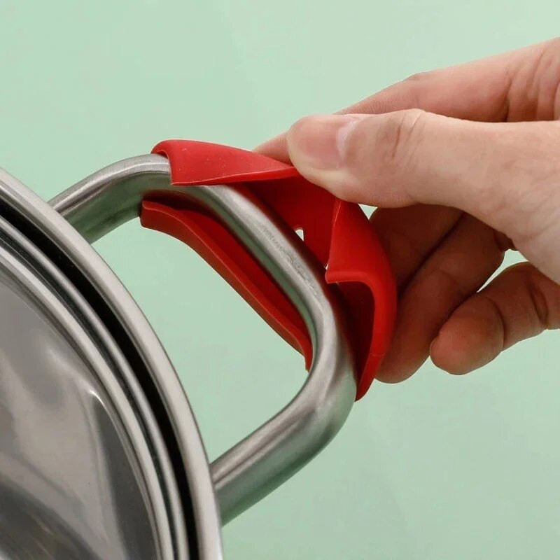 2 vnt. Silikoninė šilumą izoliuojanti orkaitės pirštinė, užkepėlė ausų keptuvės puodo laikiklis orkaitės rankena nuo karšto puodo spaustuko virtuvės priedai