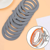 1vnt Neperšlampamas silikoninis pakaitinis tarpiklis sandariklis Daugkartinio naudojimo sandarikliai Mason stiklainiai O žiedai tarpikliai Guminiai sandarikliai Konservavimo puodelio priedas