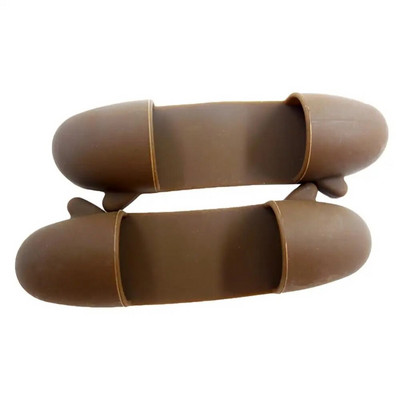 Mini silikoninis 1 poros šilumą izoliuotas pirštų apkabos dubenėlio plokštelės spaustuko laikiklis