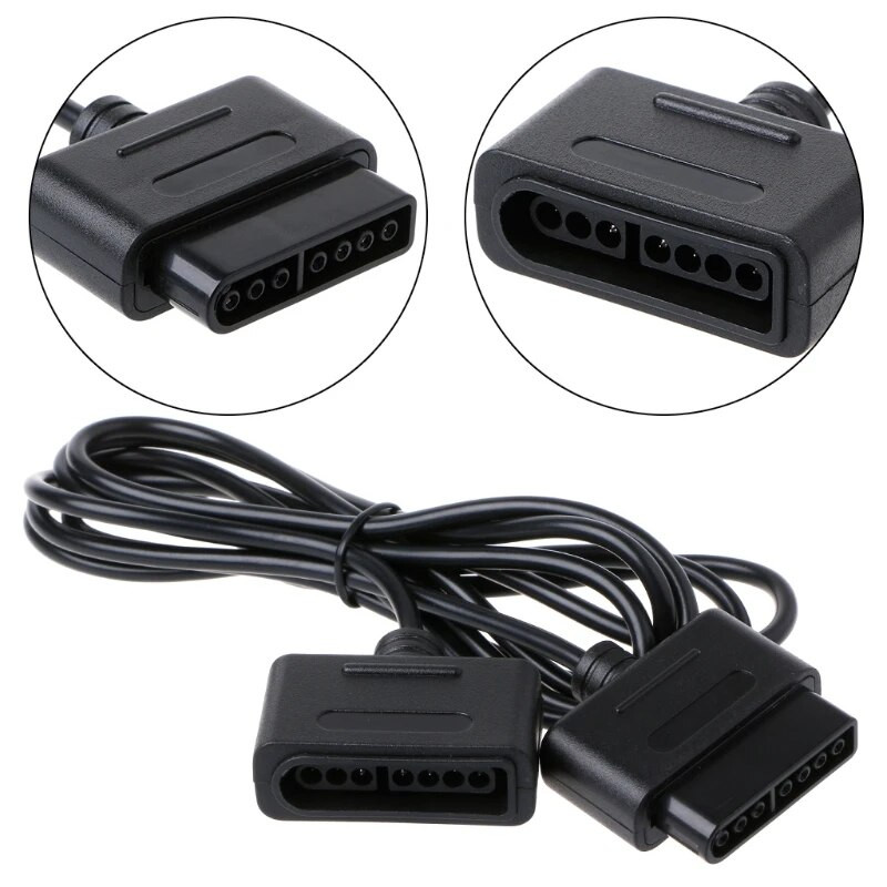 Skirtas SNES 1,8 m kabelio žaidimų konsolės prailginimo kabelio žaidimų rankenos laido laidui