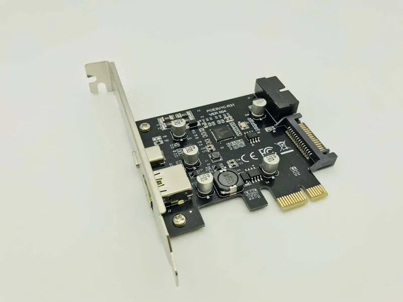 Pridėti kortelių USB išplėtimo plokštė PCIE Sata / kortelė PCIE USB adapteris USB3 PCIE USB 3.1 PCI-E USB-C 2.4A kompiuterio išplėtimo kortelės