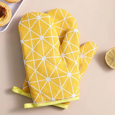 2 vnt šilumą izoliuojančios pirštinės nuo karščio ir garų apsaugančios virtuvės pirštinės neslystančios, netoksiškos aplinkos apsaugos pyragų kepimas