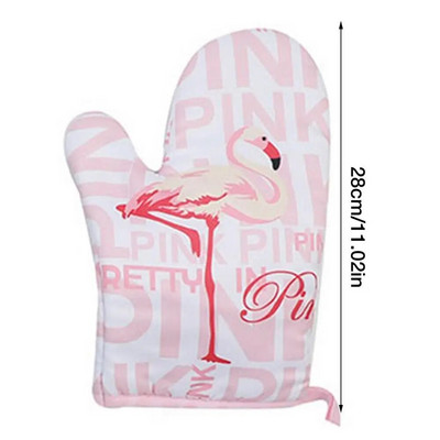 Kalėdinės orkaitės kepimo pirštinės, margintos Kalėdų Senelio mikrobangų izoliacijos padėklas Virtuvės kepimo įrankiai