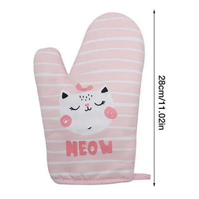 Kalėdinės orkaitės kepimo pirštinės, margintos Kalėdų Senelio mikrobangų izoliacijos padėklas Virtuvės kepimo įrankiai