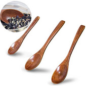 1 vnt. mediniai sriubos šaukštai valgymui Virtuvėje Arbatinis šaukštelis pagardų indas ilga rankena mediniai šaukštai gaminimui