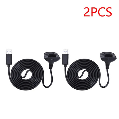 1–3 vnt. „Xbox 360“ belaidžio žaidimų valdiklio vairasvirtės įkrovimo laidas