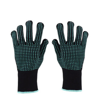 1 чифт ръкавици за барбекю против изгаряне, термоустойчиви ръкавици за фурна за барбекю, кухненски огнеупорни ръкавици, противоплъзгащи се ръкавици за готвене