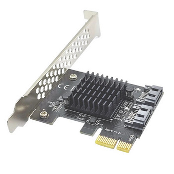 НОВ Chi a Mining SATA PCI E адаптер 2 порта SATA 3.0 към PCIe X1 Адаптерна карта за разширение SATA 3 PCI-e PCI Express конвертор ASM1061