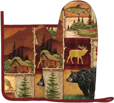 Rožiniai „Macaron“ keksiukai ir spurgos Juokingi silikoniniai orkaitės pirštinės ir puodų laikiklių rinkiniai virtuvės reikmenys, atsparūs karščiui atsparūs padėklai