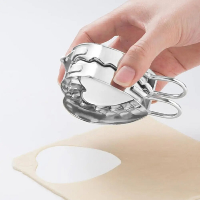 Koldūnų gaminimo mašina 304 Nerūdijančio plieno koldūnų formavimo preso tešla Ravioli koldūnų odelės formos konditerijos įrankiai Koldūnų mašina namams