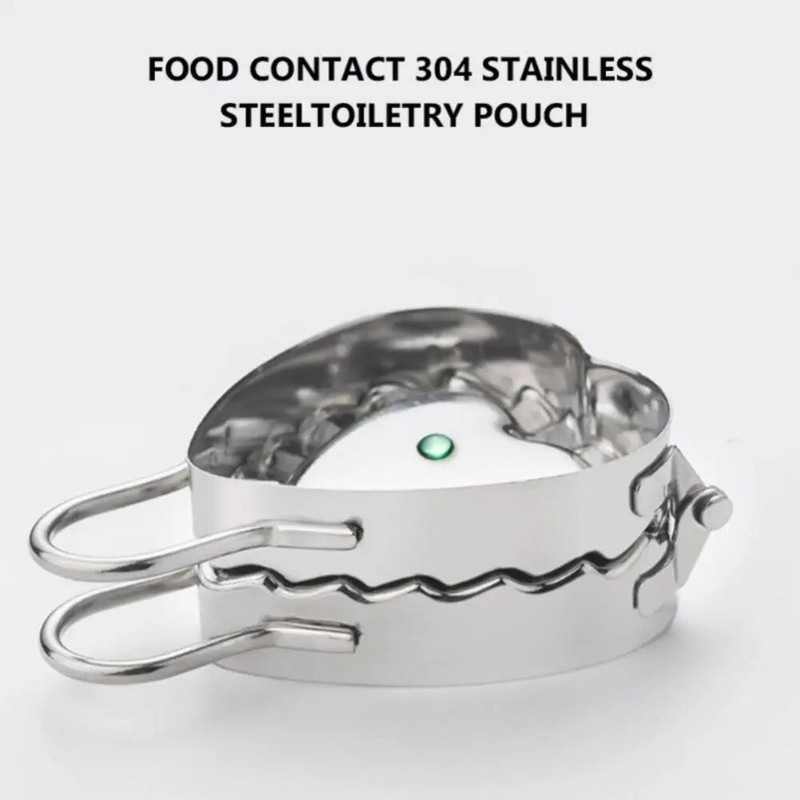 Koldūnų gaminimo mašina 304 Nerūdijančio plieno koldūnų formavimo preso tešla Ravioli koldūnų odelės formos konditerijos įrankiai Koldūnų mašina namams