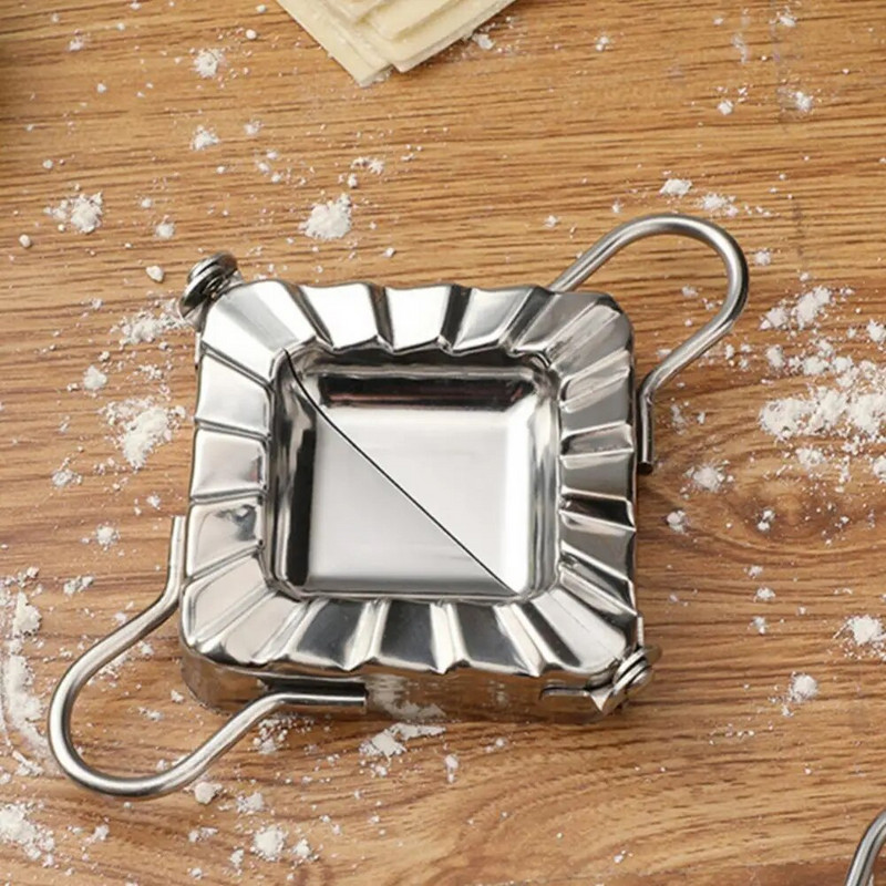 Koldūnų gaminimo mašina 304 Nerūdijančio plieno koldūnų formavimo preso tešla Ravioli koldūnų odelės formos konditerijos įrankiai Koldūnų mašina namams