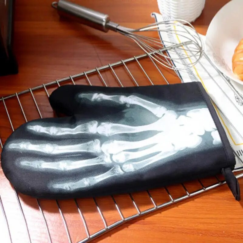 Orkaitės pirštinės mikrobangų krosnelės pirštinės karščiui atsparios 3D spausdinimui storos pirštinės kepimui ant grotelių virtuvės pirštinės puodų laikikliai