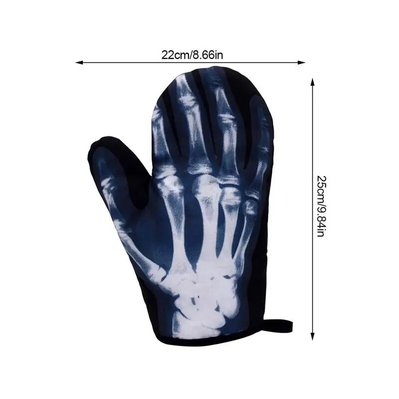 Orkaitės pirštinės mikrobangų krosnelės pirštinės karščiui atsparios 3D spausdinimui storos pirštinės kepimui ant grotelių virtuvės pirštinės puodų laikikliai