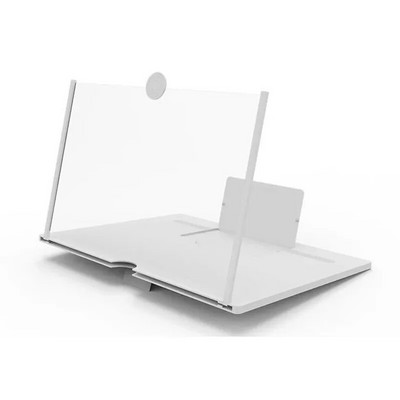 Naujas 3D HD mobiliojo telefono ekrano didintuvas Kino vaizdo stovo stiprintuvas Stalinio telefono laikiklis 3D HD filmų vaizdo stovas didmeninė prekyba