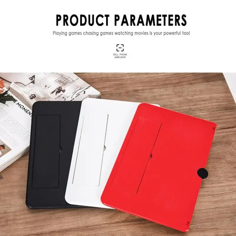 Naujas 3D HD mobiliojo telefono ekrano didintuvas Kino vaizdo stovo stiprintuvas Stalinio telefono laikiklis 3D HD filmų vaizdo stovas didmeninė prekyba