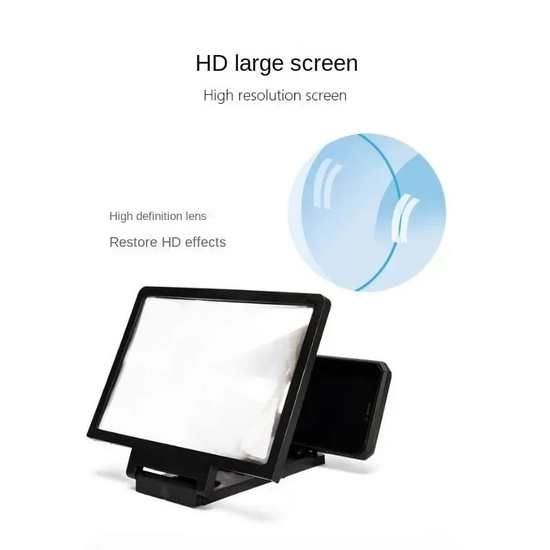 12-tolline kumer mobiiltelefoni ekraani võimendi Ultraselge mobiiltelefoni ekraani luup