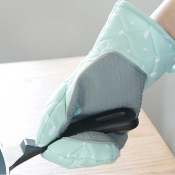 2020 Νέο 1 ζευγάρι γάντια μικροκυμάτων μπάρμπεκιου φούρνου ψησίματος γάντια μαγειρικής μαγειρικής ανθεκτικά στη θερμότητα Γάντια κουζίνας