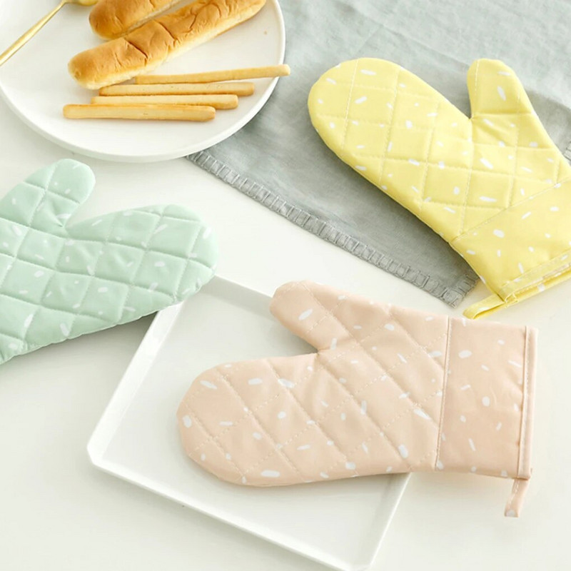 2020 m. naujos 1 pora mikrobangų krosnelės pirštinės, kepsninės orkaitėje kepimo karšto puodo pirštinės, karščiui atsparios virtuvės pirštinės