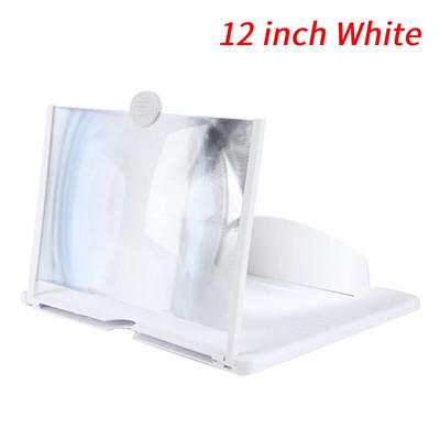 Dropship 10/12 colių 3D ekrano stiprintuvas Mobiliojo telefono ekrano vaizdo didintuvas išmaniajam telefonui Padidinto ekrano telefono stovo laikiklis