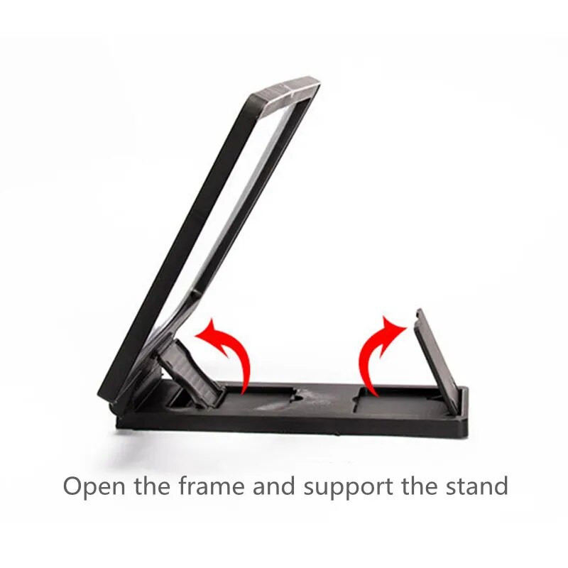 3D ekrano stiprintuvas Patogus Mobilusis Telefonas Didintuvas Projektoriaus Ekranas, skirtas Iphone 13 Filmai Vaizdo įrašai Žaidimai, skirti namams Priedai