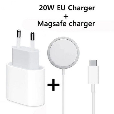 Apple MagSafe belaidis 20 W įkroviklis skirtas iPhone 15 14 13 Pro Max greito įkrovimo tipas C skirtas iPhone 11 12 Mini greitas magnetinis įkrovimas