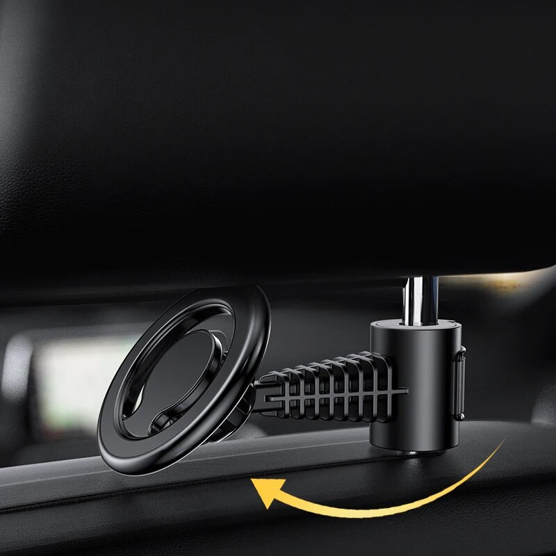 Automašīnas sēdekļa aizmugurējais galvas balsta turētājs automašīnas mobilā tālruņa grozāmais statīvs Xiaomi Iphone 14 Pro Max viedtālruņa planšetdatoram universāls