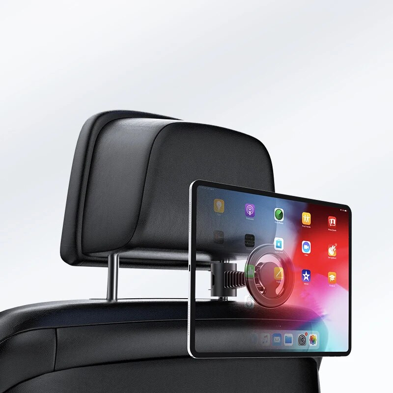 Automašīnas sēdekļa aizmugurējais galvas balsta turētājs automašīnas mobilā tālruņa grozāmais statīvs Xiaomi Iphone 14 Pro Max viedtālruņa planšetdatoram universāls